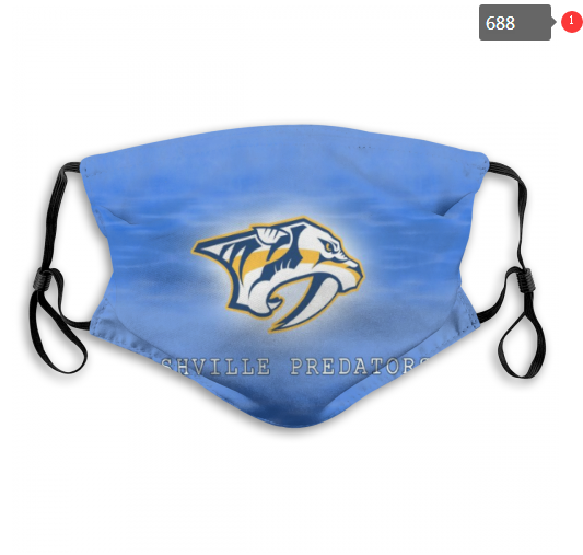 NHL Nashville Predators #2 Dust mask with filter